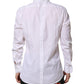 White GOLD Cotton Long Sleeves Formal Shirt