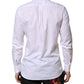 White MARTINI Cotton Long Sleeve Formal Shirt