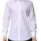 White GOLD Cotton Long Sleeves Men Formal Shirt