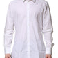 White GOLD Cotton Men Dress Formal Shirt
