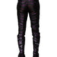 Multicolor Polyester Patterned Pants