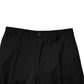 Black Wool Formal Men Cropped Pants