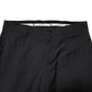 Gray Striped Cotton Formal Pants