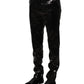 Black Sequined Embellishment Pants