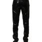 Black Sequined Embellishment Pants