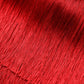 Red Silk Strapless Fringe Crop Tube Top