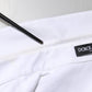 White Cotton Collared Long Sleeves Blouse Top