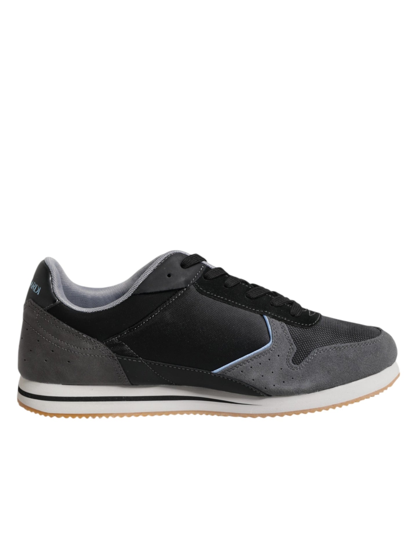 Black Gray Lace Up Low Top Casual Sneakers Shoes