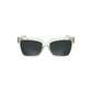 Transparent Plastic Men Sunglass