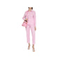 Pink Cotton Women Pants