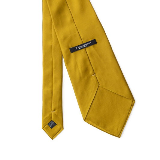 Yellow Silk Tie