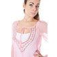 Pink Silk Women Top