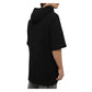 Black Cotton Men Sweatshirt