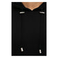 Black Cotton Men Sweatshirt