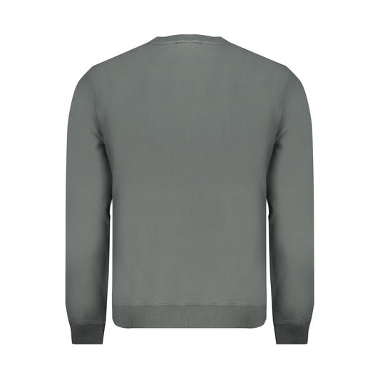 Green Cotton Men Sweater
