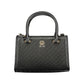Black Polyethylene Women Handbag