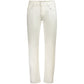White Cotton Mens Jeans