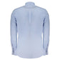 Light Blue Cotton Men Shirt