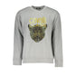 Gray Cotton Men Sweater