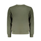 Green Cotton Men Sweater