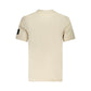 Beige Cotton Men T-Shirt