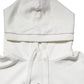 White Cotton DG ROYAL Print Hooded Sweater