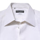 White Cotton GOLD Long Sleeves Dress Shirt