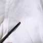 White Cotton GOLD Long Sleeves Dress Shirt