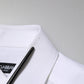 White Cotton MARTINI Long Sleeve Dress Shirt