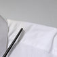 White Cotton GOLD Long Sleeves Dress Shirt