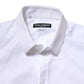 White Cotton GOLD Long Sleeve Men Dress Shirt