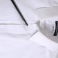 White Cotton GOLD Long Sleeve Men Dress Shirt