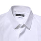 White Cotton GOLD Long Sleeves Men Dress Shirt