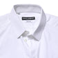 White Cotton GOLD Long Sleeves Dress Shirt