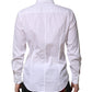 White Cotton MARTINI Long Sleeve Dress Shirt