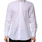 White Cotton Long Sleeves Dress Formal Shirt