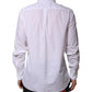 White Cotton Long Sleeves Dress Formal Shirt