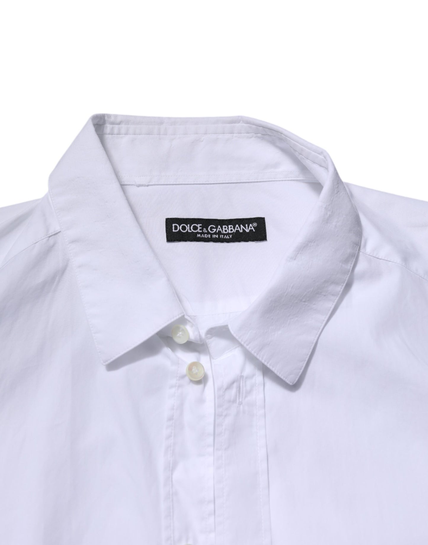 White Cotton Long Sleeves Dress Formal Shirt