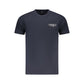 Blue Cotton Men T-Shirt