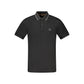 Black Cotton Polo Shirt