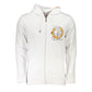 White Cotton Men Sweatshirt with Hood