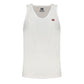 White Cotton Men's Tank Top