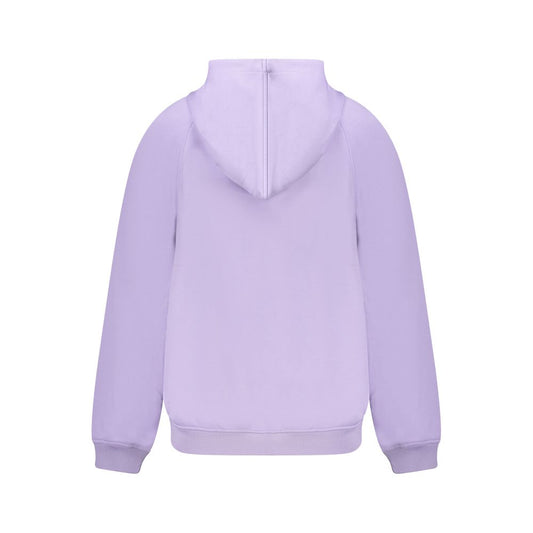 Purple Polyester Women Sweatshirt