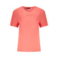 Pink Cotton Women T-Shirt