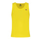 Yellow Cotton Men Tank Top