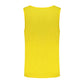 Yellow Cotton Men Tank Top