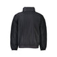 Black Polyester Men Jacket