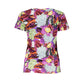 Purple Cotton Women T-Shirt