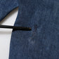 Blue Low Waist Cotton Skinny Denim Jeans