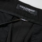 Black High Waisted Tapered STAFF Pants